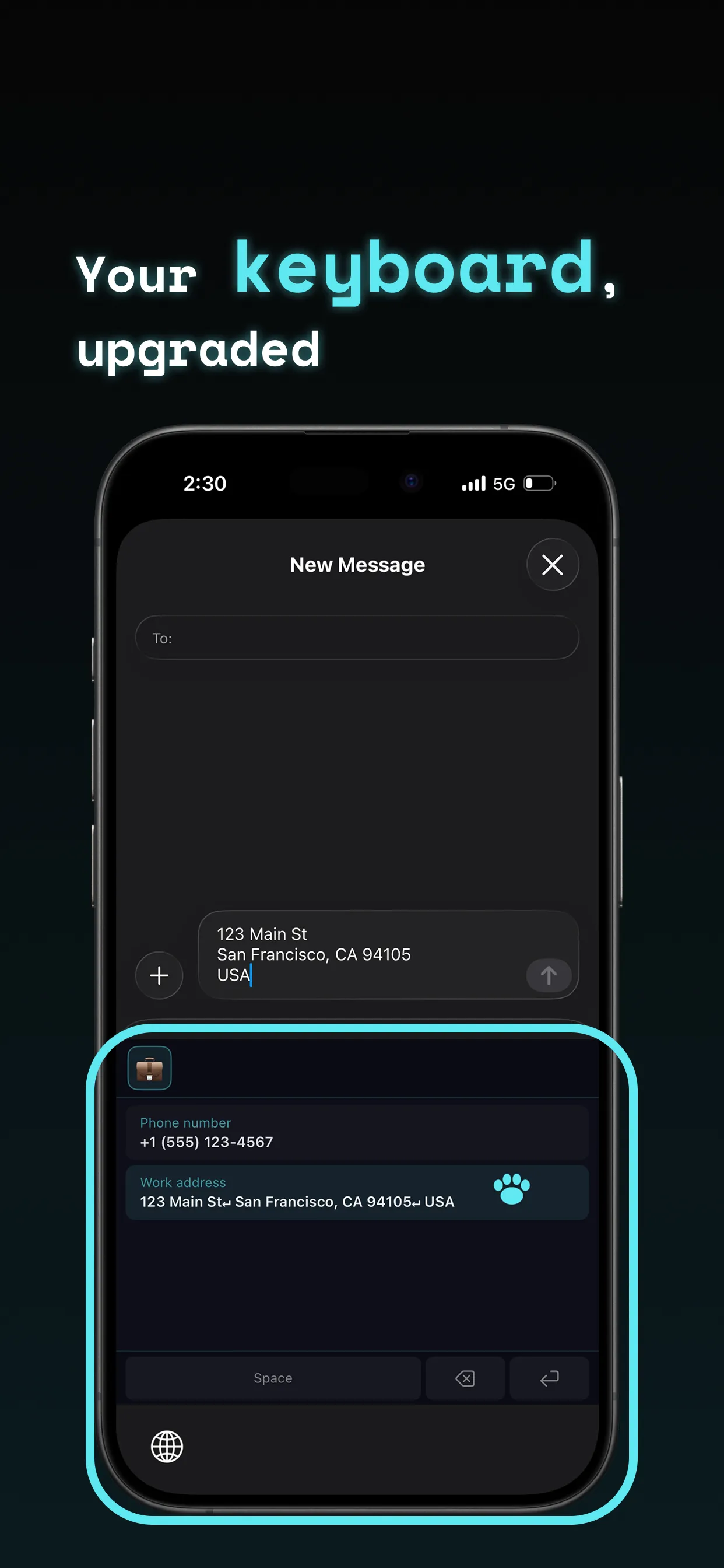 copipi custom keyboard extension — access clipboard data without switching apps